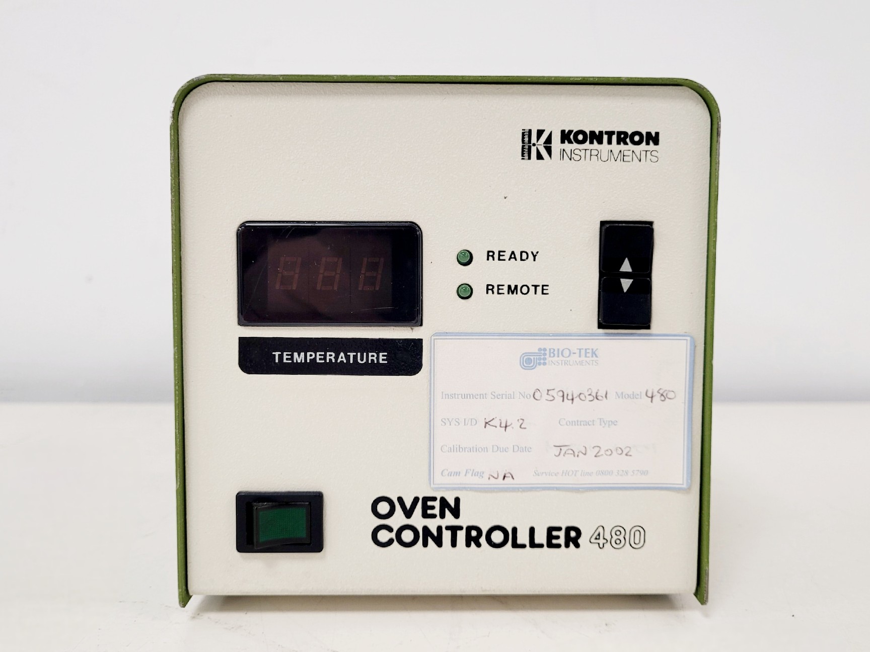 Image of Kontron Instruments Oven Controller 480 w/ Column Oven 480 HPLC Lab