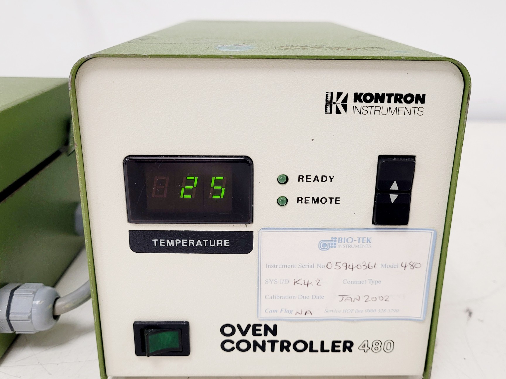 Image of Kontron Instruments Oven Controller 480 w/ Column Oven 480 HPLC Lab
