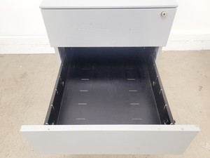 Thumbnail image of Silver Metal 3 Drawer Cabinet