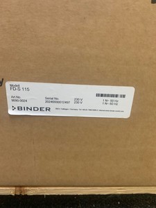 Thumbnail image of Binder FD-S 115 Drying Oven Lab