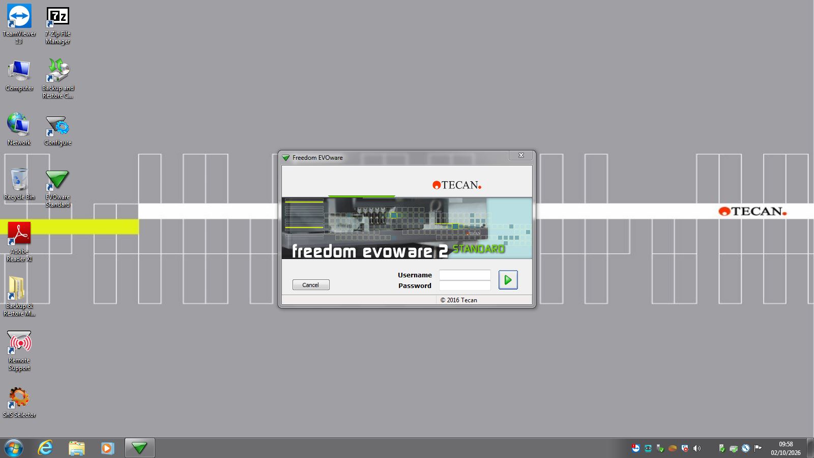Image of Tecan Freedom Evo-2 150 Base Liquid Handler System w/ Software & PC Lab