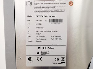 Thumbnail image of Tecan Freedom Evo-2 150 Base Liquid Handler System w/ Software & PC Lab