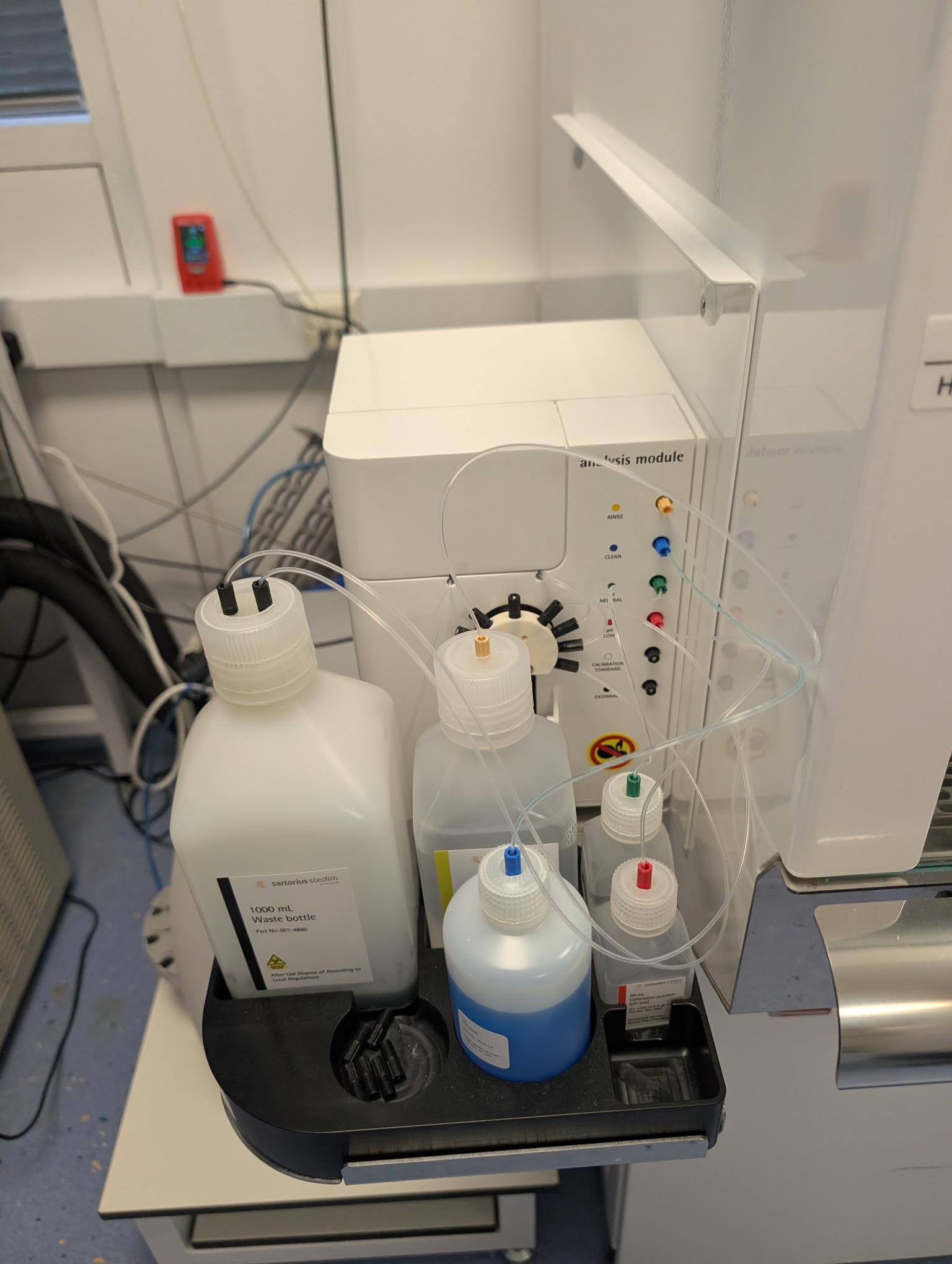 Image of Sartorius ambr® 250 High Throughput 12 Bioreactor System with Analysis Module
