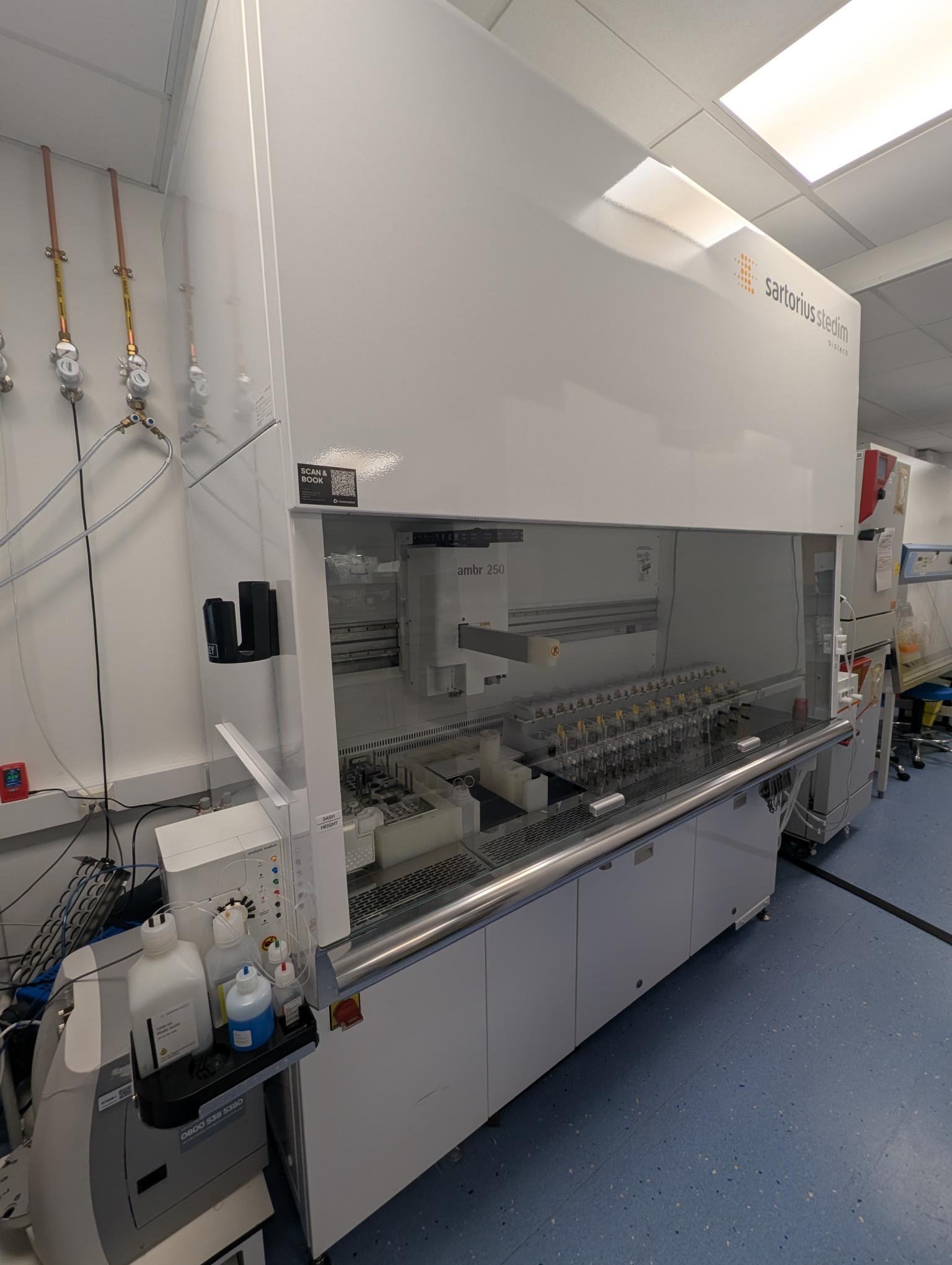 Image of Sartorius ambr® 250 High Throughput 12 Bioreactor System with Analysis Module